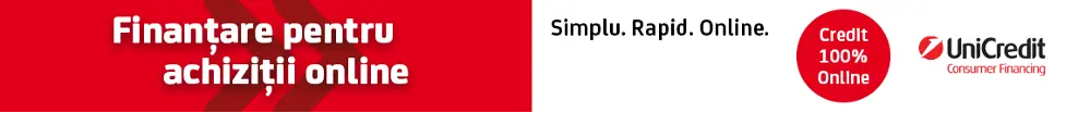 Finanțare pentru achiziții online de la UniCredit Consumer Financing — Credit 100% Online